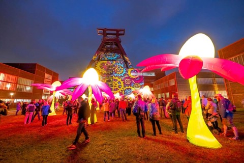 Extraschicht, the long night of industrial culture, cultural festival across the Ruhr region, 35