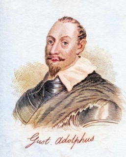 Gustavus Adolphus II 1594-1632 King of Sweden from the book Crabbs Historical Dictionary from 1825,