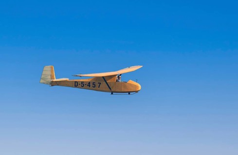 Glider, vintage aircraft, Grunau Baby 2b, from 1939, built by Espenlaub