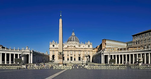 St Peter's Cathedral, St Peter's Basilica, obelisk, Vatican palaces, St Peter's Square, Vatican,
