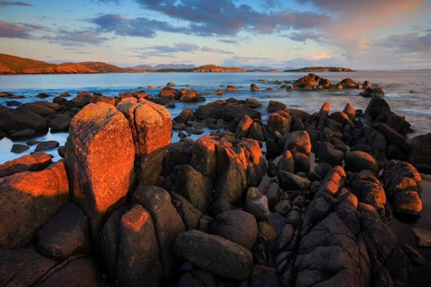 Rocky Coast, Sutherland, Scotland, Great Britain