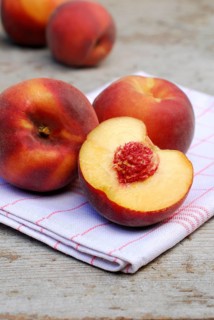 Peaches ( Prunus persica)