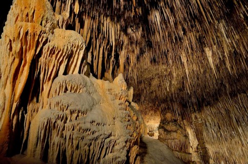 Coves del Drach, Cuevas del Drach, Dragon's Cave, Porto Cristo, Majorca, Balearic Islands, Spain,