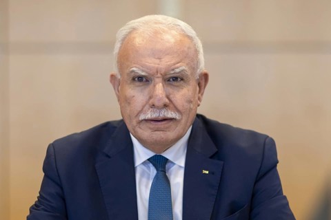 Riad Malki, Foreign Minister of the Palestinian Authority. Berlin, 12.02.2024. Photographed on