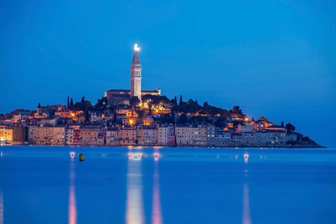 Rovinj is a town in Croatia on the west coast of the Istrian peninsula, Croatia, Europe