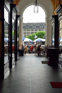 Germany, Hamburg, City, Alster Arcades, Mellin Passage, Hamburg's oldest passage, view to the