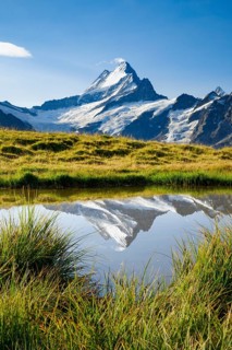 Schreckhorn, 4078 m, Bern, Switzerland, Europe