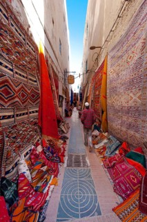 Alley with carpet dealers, carpet, trade, market, dealer, bazaar, offer, colourful, colourful,