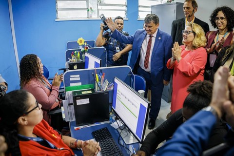 Svenja Schulze (SPD), Federal Minister for Economic Cooperation and Development, during a visit to