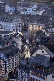 Monschau, Old Town, Eifel, North Rhine-Westphalia, Germany, Europe