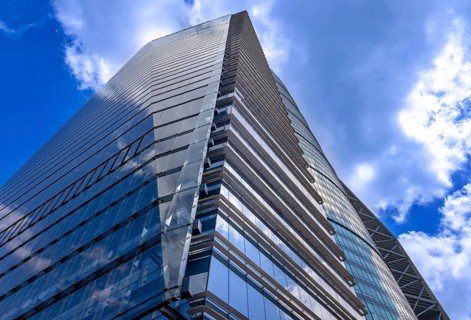 Mexico City Financial Center buildings that host insurance companies, banks, financial institutions