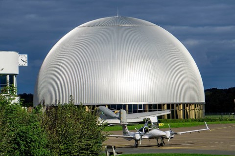 Mülheim-Essen airfield, commercial airfield in the south of Essen and in the east of Mülheim an der