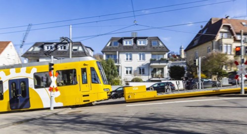 Cog railway of the Stuttgarter Straßenbahnen AG SSB. The railway is popularly known as the Zacke