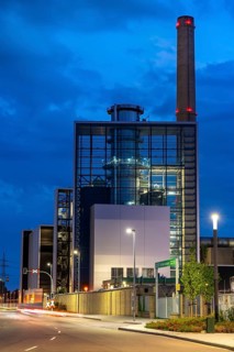 The Lausward natural gas power plant, the most efficient gas and steam turbine power plant in the