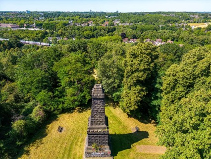 The Mechtenberg in Essen, one of the few natural elevations from the ice age in the Ruhr area, was