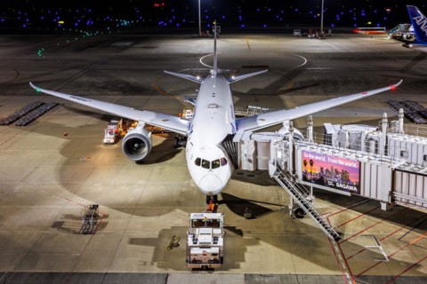 A Boeing 787-8 Dreamliner aircraft of ANA All Nippon Airways with the registration JA818A at Tokyo