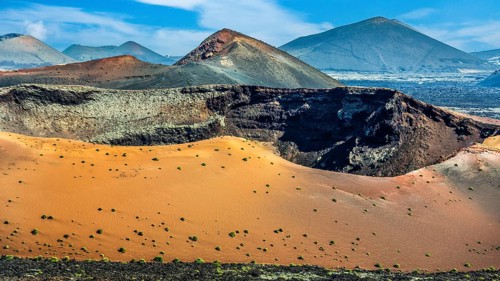2016, Timanfaya National Park, Lanzarote, Fire Mountains of Timanfaya National Park, Montanas del