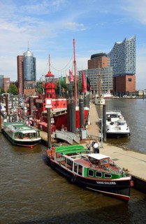 Germany, Hamburg, HafenCity, Kehrwiederspitze, Elbphilharmonie, Europe