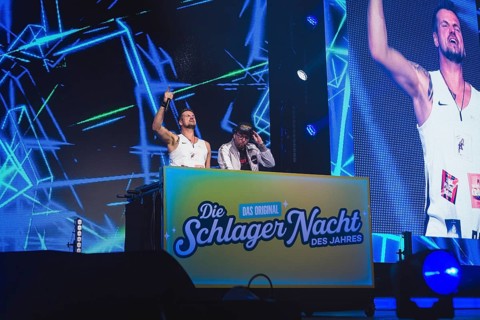 Stereoact at the Schlagernacht des Jahres live on Das Original Tour in the Berlin Uber Arena on 16