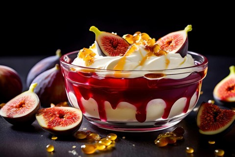 Lively and healthy mood food for dessert, AI generated, AI generated