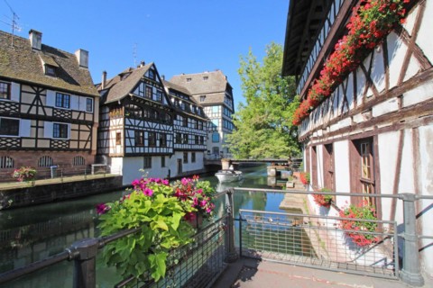 La Petite France, historic old town district of Strasbourg