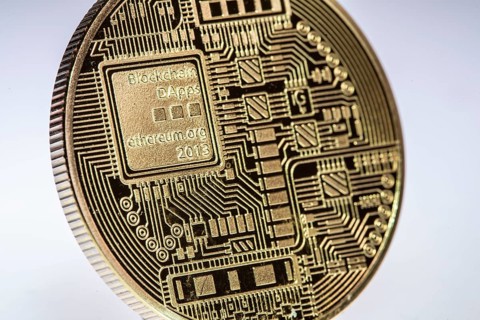 Ethereum, ETH, cryptocurrency, symbol coin, optical placeholder for the digital currency,