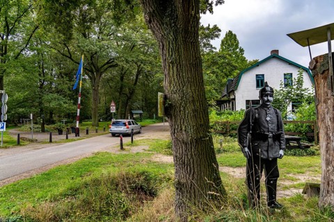 The so-called Green Border, at the former border crossing Grenzweg near Straelen-Kastanienburg and