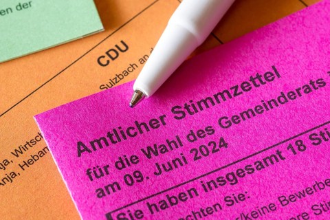Official ballot papers, ballot papers, election matter, CDU, regional election, district council