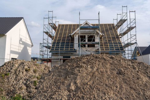 New residential neighbourhood with 150 plots, on the site of the former RAG Lohberg mine in