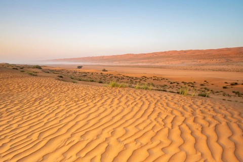 Sand dunes, Wahiba Sands desert, Sharqiya sand, Oman, Asia