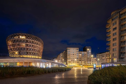 SILT venue housing casino, hotel and restaurant in seaside resort Middelkerke along the North Sea