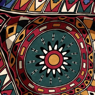 Ethnic art tribal style background. Texture art graphic print design, wallpaper.