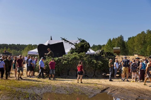 The Oberlausitz military training area opened its Tor tor to thousands of visitors for the Open Day