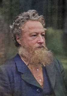 William Morris 1834-1896, English poet, designer and socialist reformer, Historical, digitally