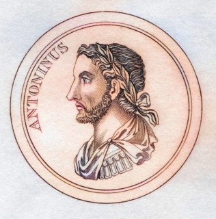 Titus Aurelius Fulvius Boionius Arrius Antoninus Pius, 86 AD, 161 AD, Roman Emperor From the book