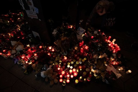 Commemoration of attack, people remember 20 December 2024 with candles, a man deliberately killed