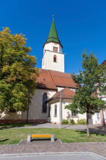 The Catholic Church of St Verena and Gallus, built in the 13th century, Hüfingen, Black Forest