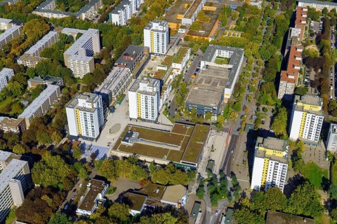 Mümmelmannsberg, large housing estate, apartment block, cooperative, social housing, Billstedt,