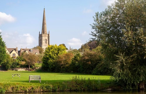 St Lawrence Church, Lechlade on Thames, Gloucestershire, England, UK