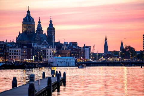 Amsterdam, Netherlands, City centre, Basilica of St. Nicholas