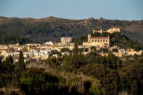 The village of Artà, in the north-east of the island, Majorca, Spain, Europe
