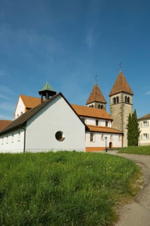 Collegiate Church of St Peter and Paul, Niederzell, UNESCO World Heritage Site, Reichenau Island,