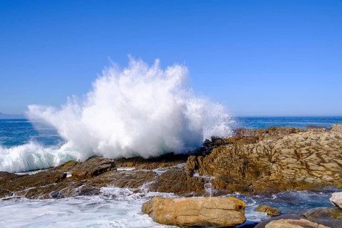 Waves at Venus Pool, Cape Point, Cape of Good Hope, Cape Peninsula, Western Cape, South Africa,