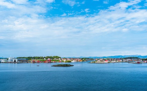 View of STAVANGER, FjordSailing, Stavanger, Boknafjorden, Norway, Europe