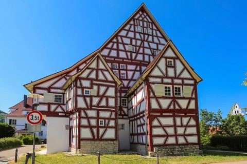 Schlössle Oberlenningen, Lenningen Castle, former aristocratic residence of the Schilling von
