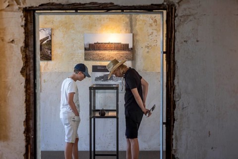 Historical-Technical Museum, Peenemünde Monument Landscape. National Socialists developed weapons