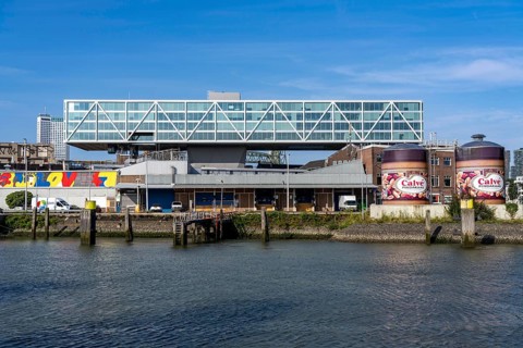 The site of the former margarine factory and headquarters of Unilever in the Feijenoord district,