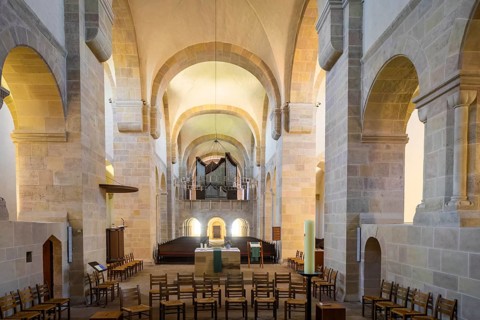 The Lippoldsberg Monastery with the Church of St George and St Mary is a former Benedictine