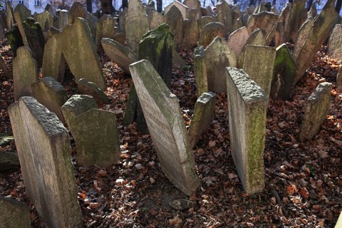 The Old Jewish Cemetery in the Josefov district is one of the most historically significant Jewish
