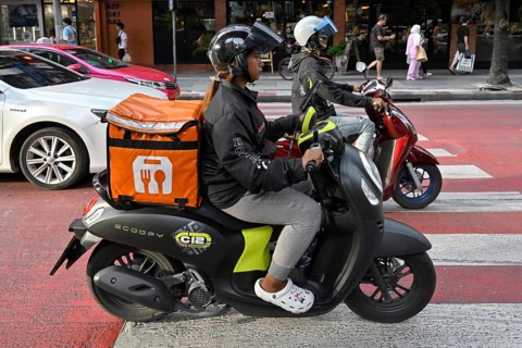 Scooter rider woman